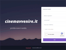 Tablet Screenshot of cinemavvenire.it